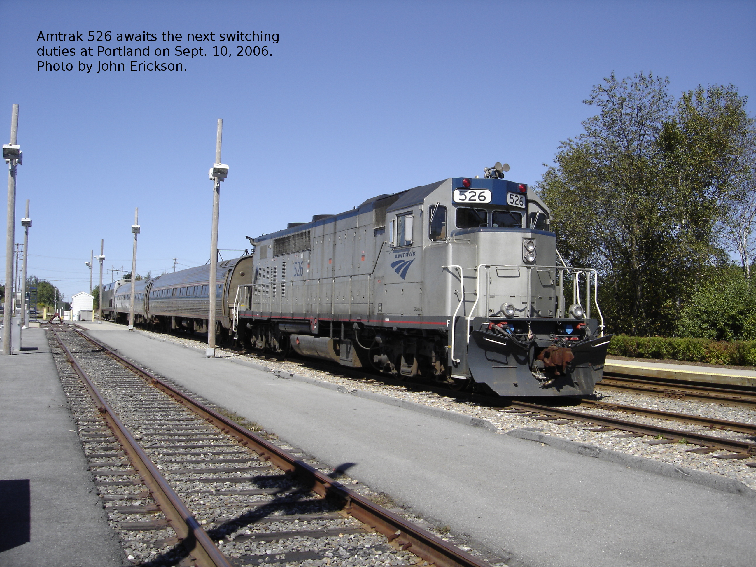 Amtrak Engine 520 - 527