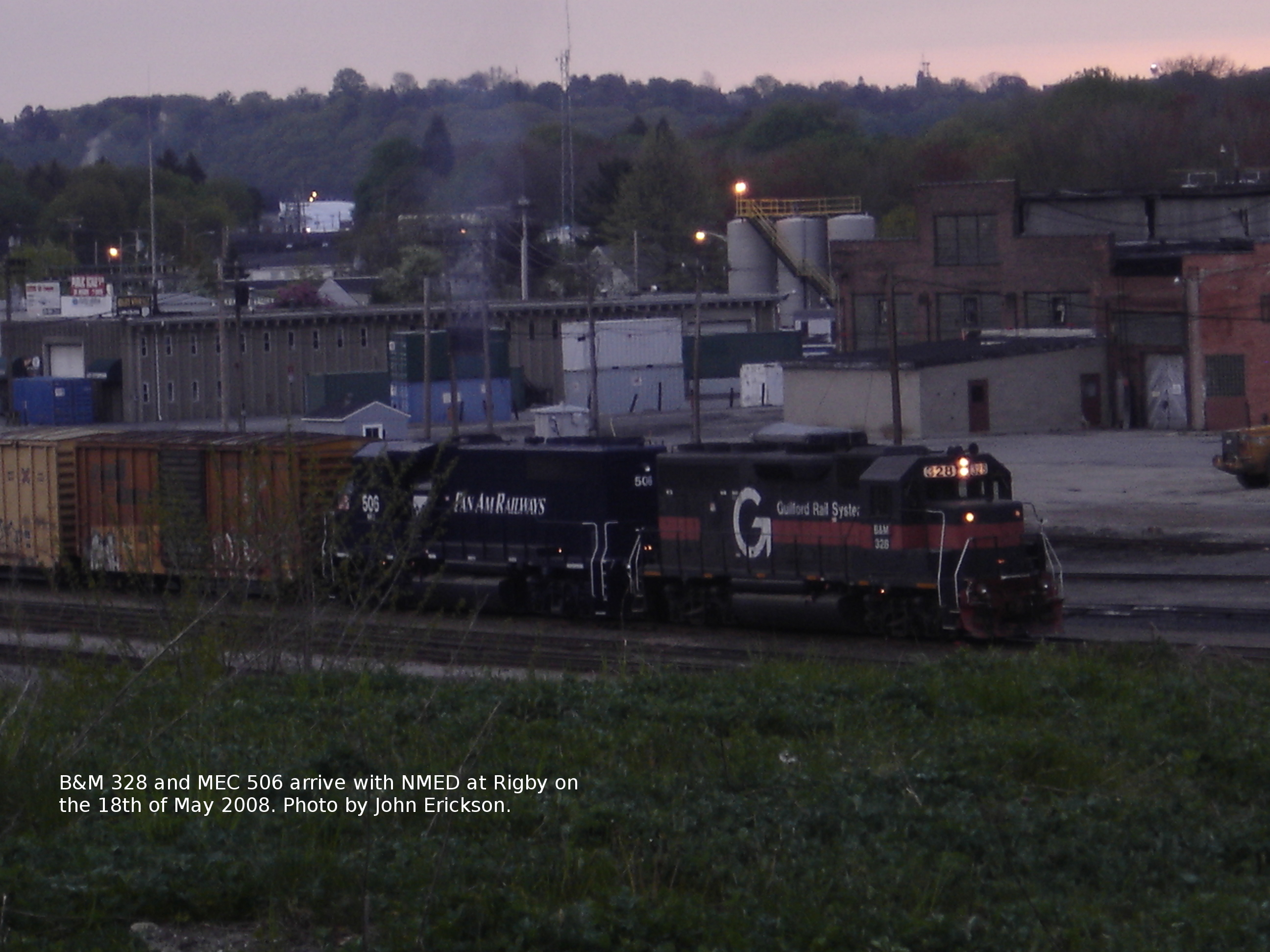 Trains out of Rigby